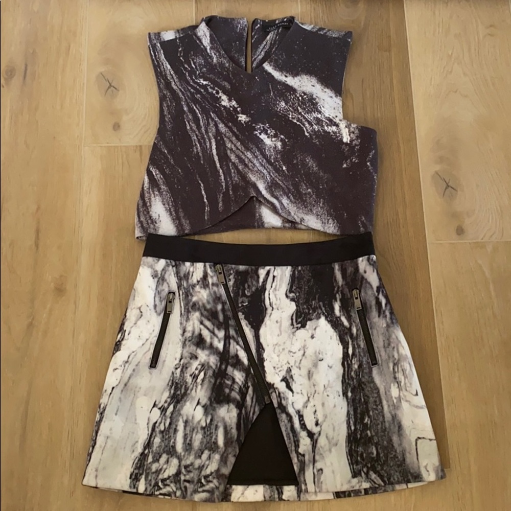 ZARA marbled set